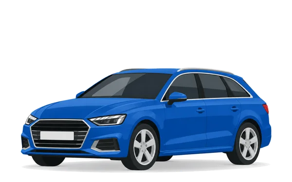 Illustratie Audi A4 (B9)