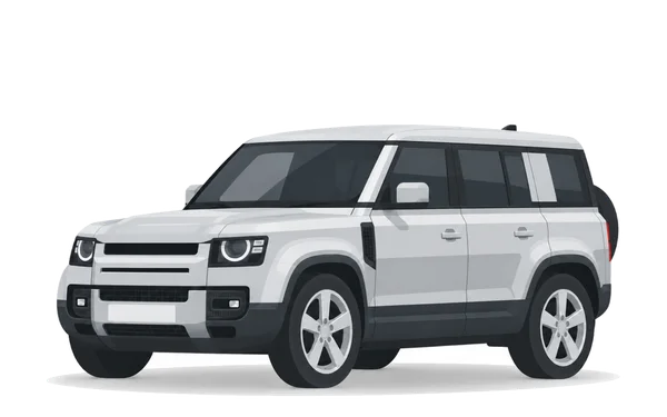 Illustratie Land Rover Defender (2020)