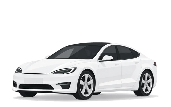 Illustratie Tesla Model S